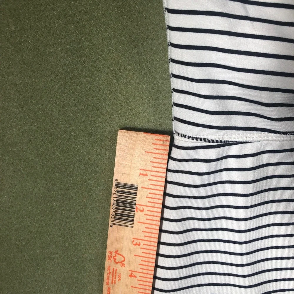 Athletic Works Active Dress Women XL White Black Striped Racerback Summer - Picture 13 of 15